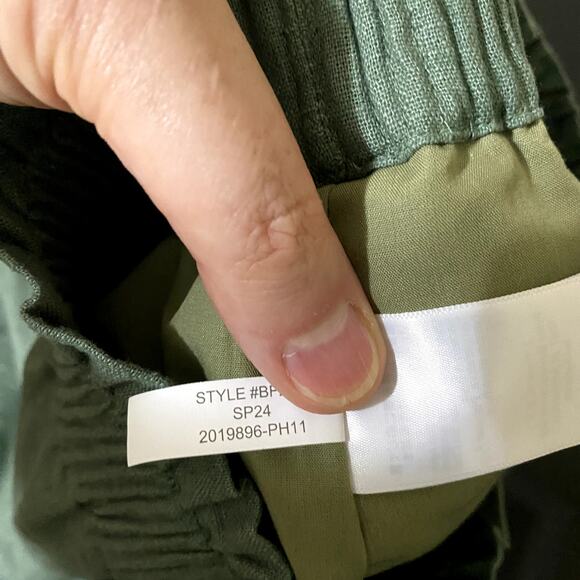 NWT FLAW J.Crew Factory Linen-Cotton Blend City Skirt A-Line Size 8 Linen Work - Picture 7 of 7